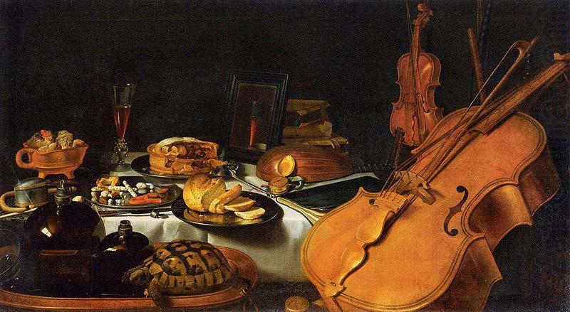 Still-Life with Musical Instruments, unknow artist